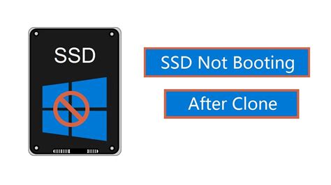 cloned ssd but not booting